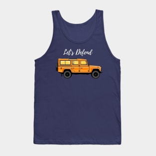 Let's defend { offroader } Tank Top